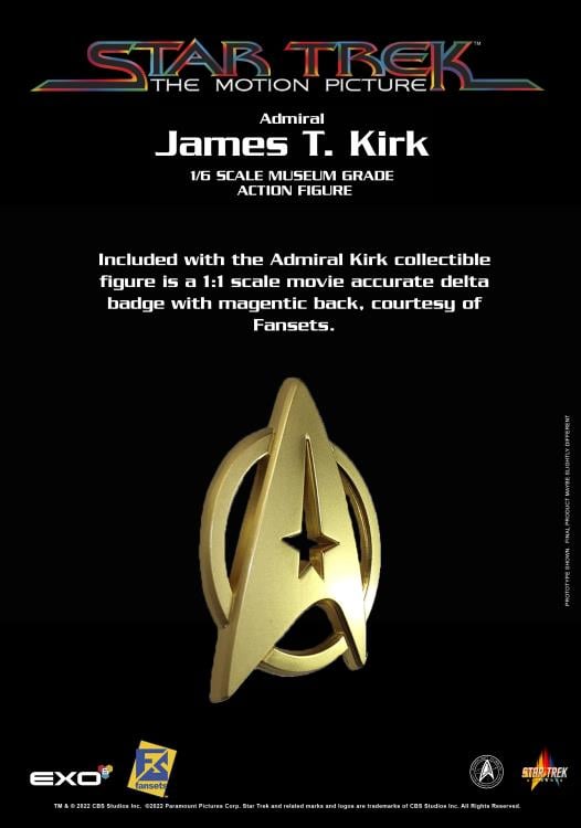 Star Trek: The Motion Picture Admiral James T. Kirk 1/6 Scale Figure Gallery Image 15