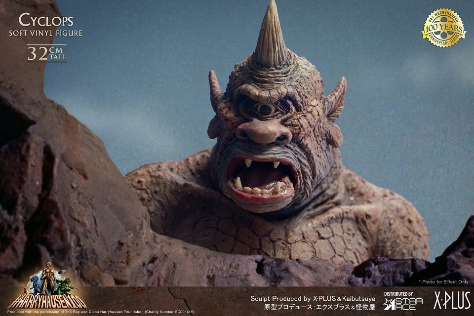 The 7th Voyage of Sinbad Ray Harryhausen 100th Anniversary Cyclops (Deluxe Ver.) Soft Vinyl Figure (Reissue) Gallery Image 6