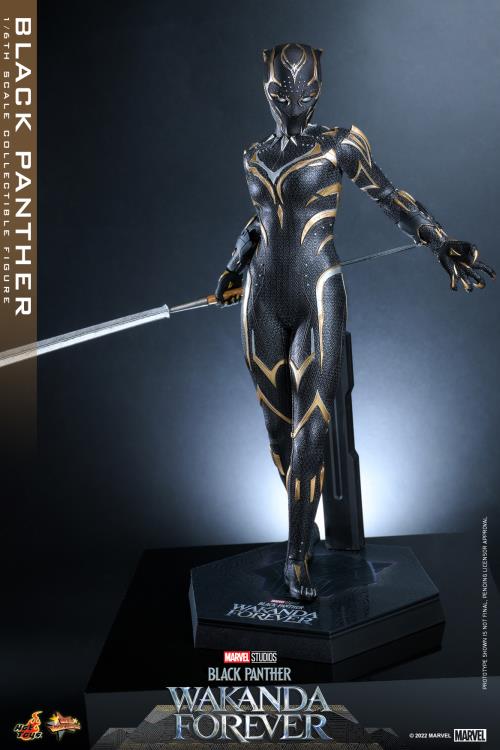 Black Panther: Wakanda Forever MMS675 Black Panther 1/6th Scale Collectible Figure Gallery Image 3
