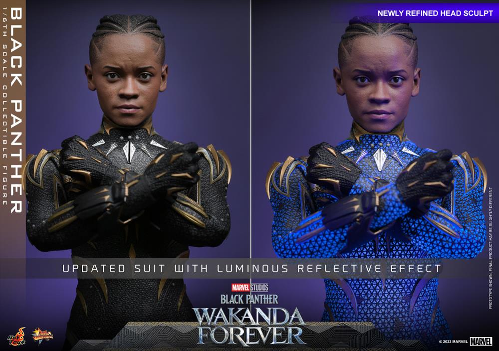 Black Panther: Wakanda Forever MMS675 Black Panther 1/6th Scale Collectible Figure Gallery Image 26