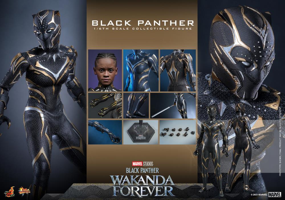 Black Panther: Wakanda Forever MMS675 Black Panther 1/6th Scale Collectible Figure Gallery Image 28