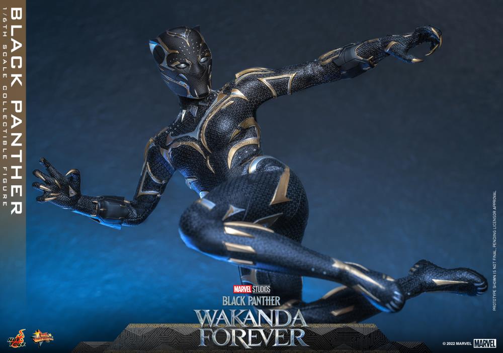 Black Panther: Wakanda Forever MMS675 Black Panther 1/6th Scale Collectible Figure Gallery Image 6