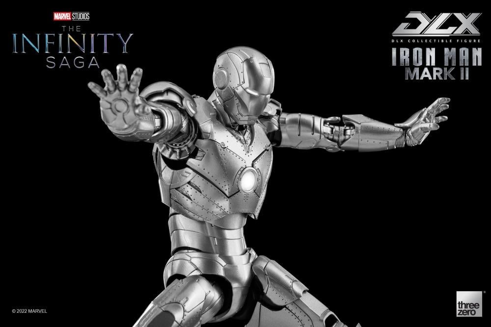 Avengers: Infinity Saga DLX Iron Man Mark 2 1/12 Scale Action Figure Gallery Image 8
