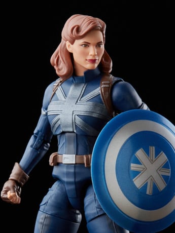 What If...? Marvel Legends Marvel's Captain Carter (Stealth Suit) Exclusive Action Figure Gallery Image 2