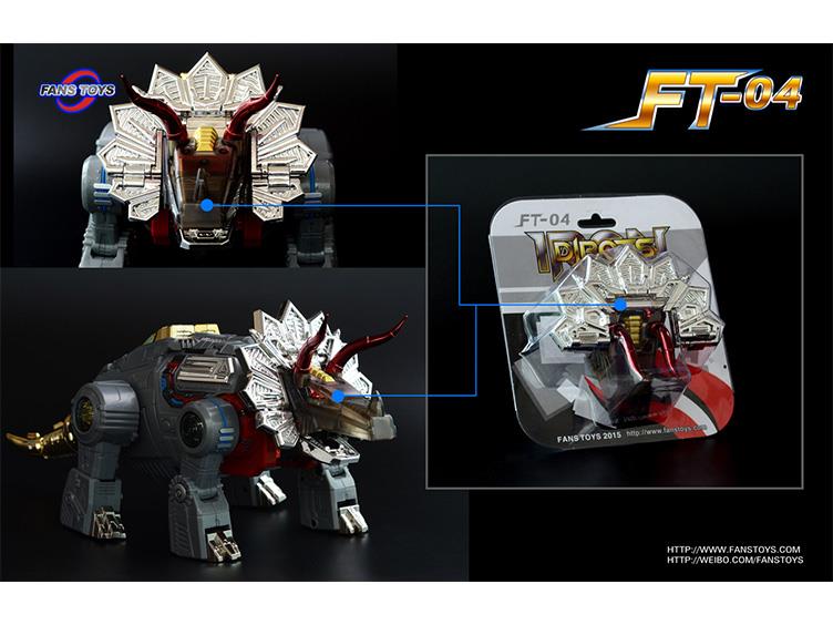 Iron Dibots No.1 - FT-04 Scoria (Smoke Dino Head) Gallery Image 2