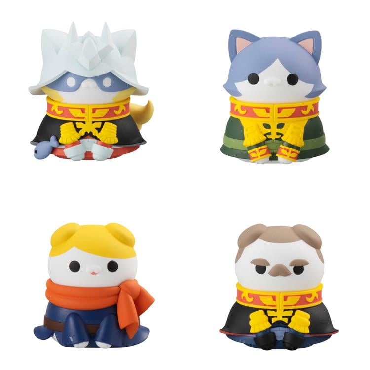 Mobile Suit Gundam Mega Cat Project Nyandam! Principality of Zeon Box of 8 Figures (With Gift) Gallery Image 3