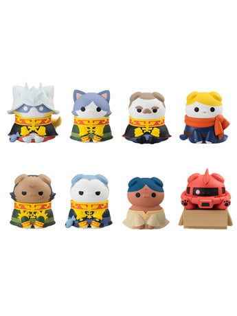 Mobile Suit Gundam Mega Cat Project Nyandam! Principality of Zeon Box of 8 Figures (With Gift) Gallery Image 2