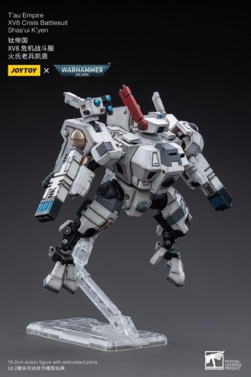 Warhammer 40K T'au Empire XV8 Crisis Battlesuit Shas'ui K'yen 1/18 Scale Figure Gallery Image 10