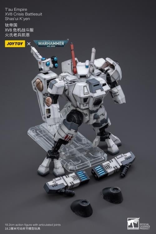 Warhammer 40K T'au Empire XV8 Crisis Battlesuit Shas'ui K'yen 1/18 Scale Figure Gallery Image 11