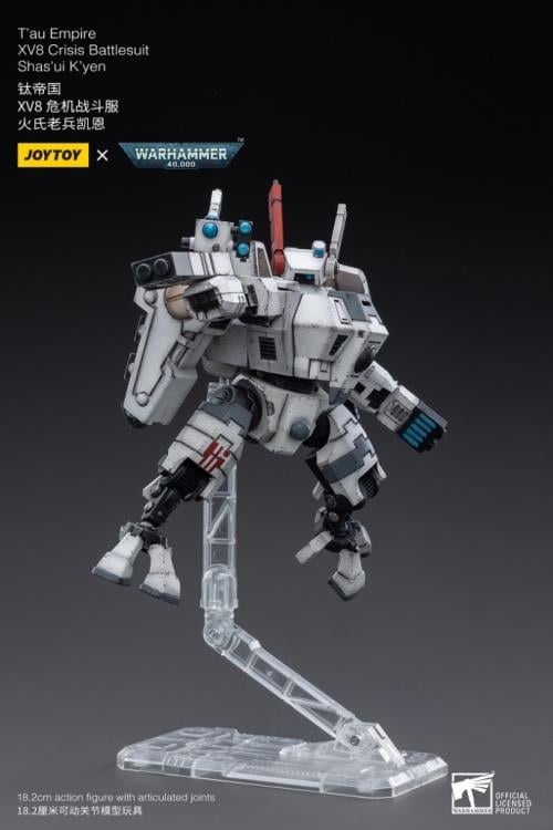 Warhammer 40K T'au Empire XV8 Crisis Battlesuit Shas'ui K'yen 1/18 Scale Figure Gallery Image 9