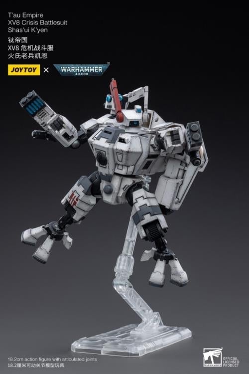 Warhammer 40K T'au Empire XV8 Crisis Battlesuit Shas'ui K'yen 1/18 Scale Figure Gallery Image 8