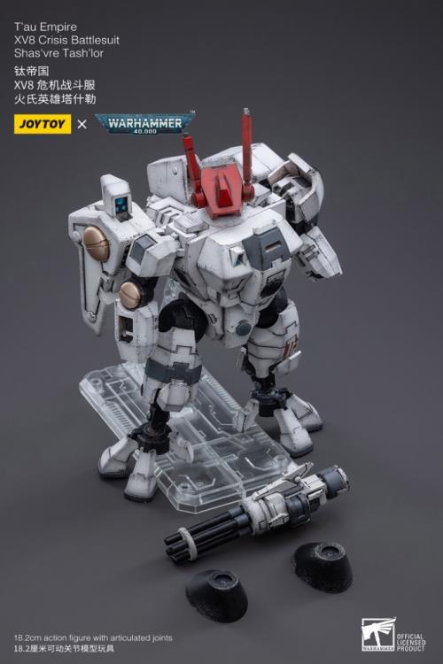 Warhammer 40K T'au Empire XV8 Crisis Battlesuit Shas'vre Tash'lor 1/18 Scale Figure Gallery Image 11