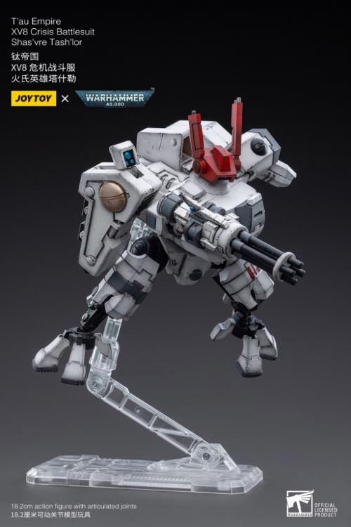 Warhammer 40K T'au Empire XV8 Crisis Battlesuit Shas'vre Tash'lor 1/18 Scale Figure Gallery Image 8