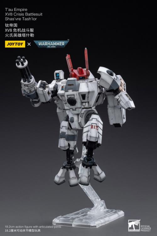 Warhammer 40K T'au Empire XV8 Crisis Battlesuit Shas'vre Tash'lor 1/18 Scale Figure Gallery Image 10