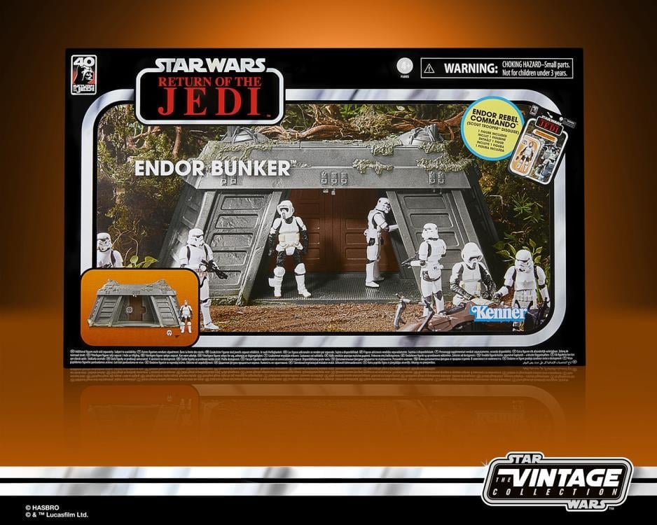 Star Wars 40th Anniversary The Vintage Collection Endor Bunker Playset (Return of the Jedi) Gallery Image 27