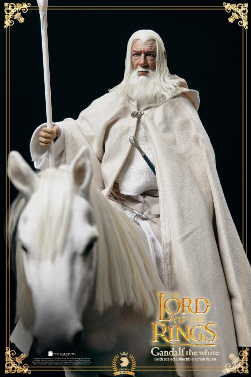 The Lord of the Rings The Crown Series Gandalf the White & Shadowfax 1/6 Scale Figure Set Gallery Image 7
