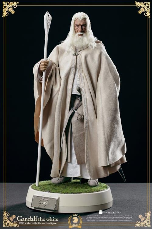 The Lord of the Rings The Crown Series Gandalf the White & Shadowfax 1/6 Scale Figure Set Gallery Image 4