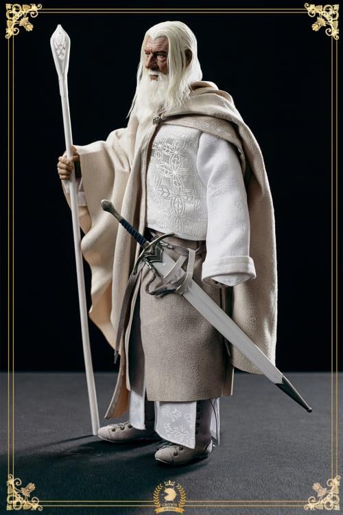 The Lord of the Rings The Crown Series Gandalf the White & Shadowfax 1/6 Scale Figure Set Gallery Image 5