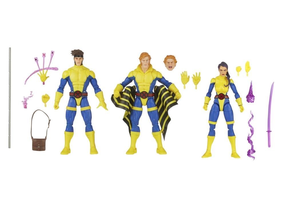 The Uncanny X-Men 60th Anniversary Marvel Legends Banshee, Gambit, & Psylocke Action Figure Three-Pack Gallery Image 17