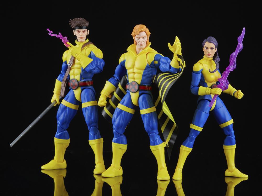 The Uncanny X-Men 60th Anniversary Marvel Legends Banshee, Gambit, & Psylocke Action Figure Three-Pack Gallery Image 3