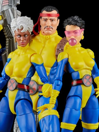 The Uncanny X-Men 60th Anniversary Marvel Legends Forge, Storm, & Jubilee Action Figure Three-Pack Gallery Image 2