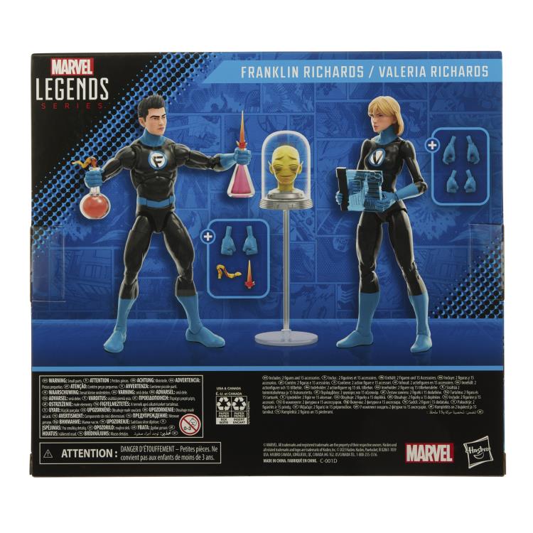 Fantastic Four Marvel Legends Franklin and Valeria Richards Action