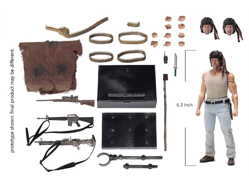 First Blood Exquisite Super Series John Rambo 1/12 Scale PX Previews Exclusive Action Figure Gallery Image 12