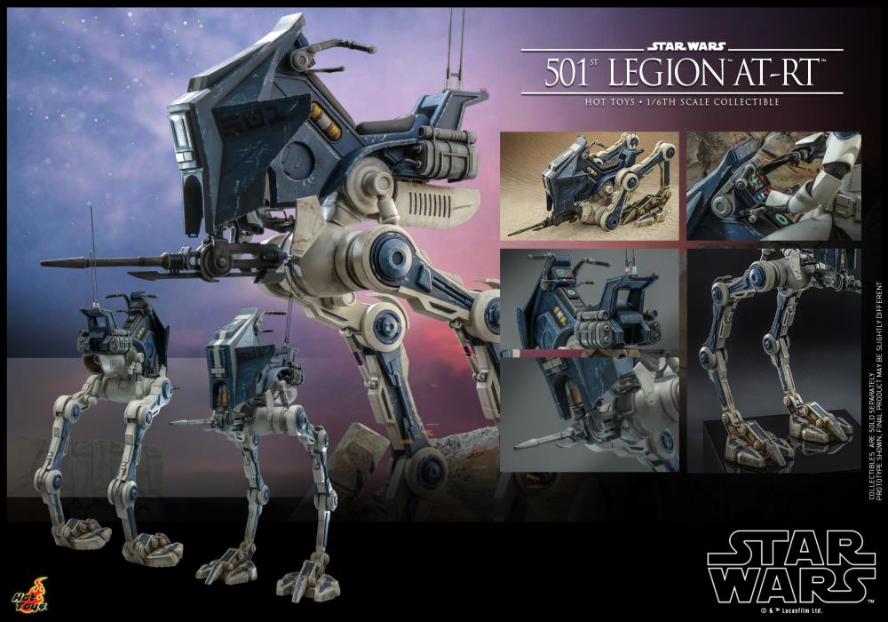 Star Wars: The Clone Wars TMS090 501st Legion AT-RT 1/6th Scale Collectible Vehicle Gallery Image 17