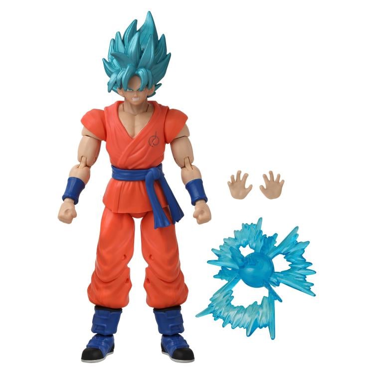 Dragon Ball Super: Super Hero Dragon Stars Super Saiyan Blue Goku Vs. Golden Frieza Action Figure Battle Pack Gallery Image 8
