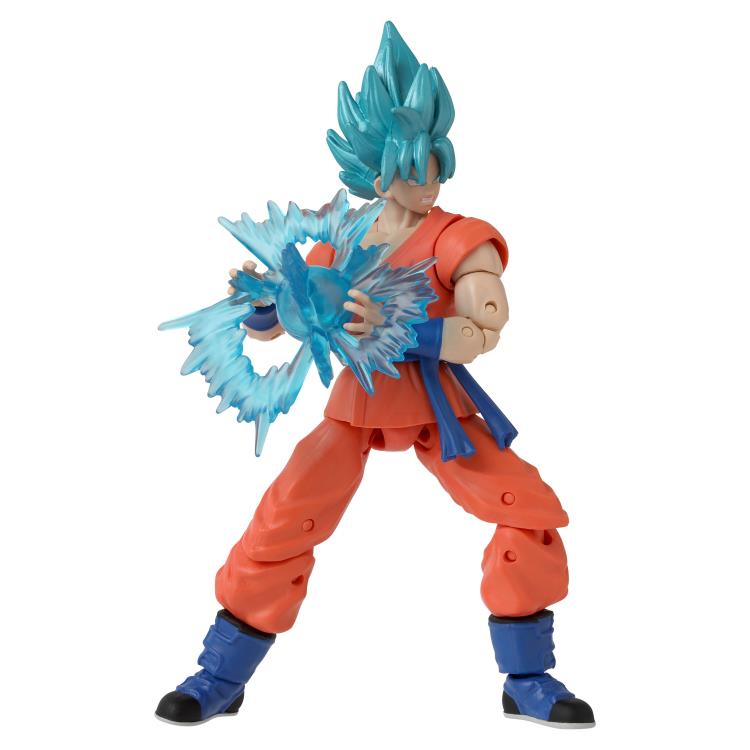 Dragon Ball Super: Super Hero Dragon Stars Super Saiyan Blue Goku Vs. Golden Frieza Action Figure Battle Pack Gallery Image 7
