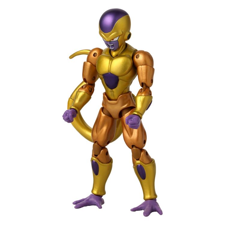 Dragon Ball Super: Super Hero Dragon Stars Super Saiyan Blue Goku Vs. Golden Frieza Action Figure Battle Pack Gallery Image 10