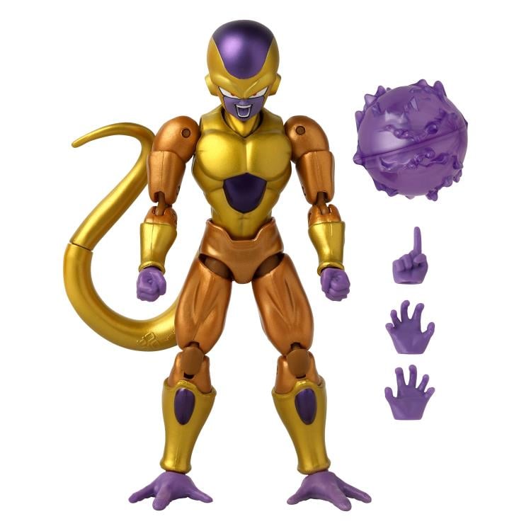 Dragon Ball Super: Super Hero Dragon Stars Super Saiyan Blue Goku Vs. Golden Frieza Action Figure Battle Pack Gallery Image 14