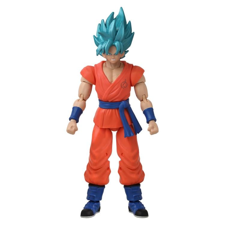 Dragon Ball Super: Super Hero Dragon Stars Super Saiyan Blue Goku Vs. Golden Frieza Action Figure Battle Pack Gallery Image 3