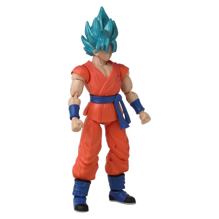 Dragon Ball Super: Super Hero Dragon Stars Super Saiyan Blue Goku Vs. Golden Frieza Action Figure Battle Pack Gallery Image 4