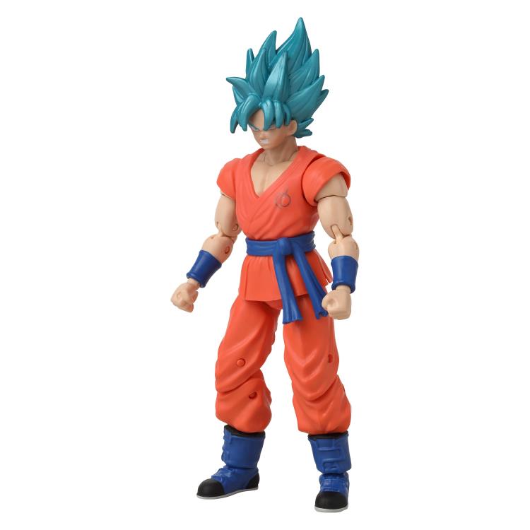 Dragon Ball Super: Super Hero Dragon Stars Super Saiyan Blue Goku Vs. Golden Frieza Action Figure Battle Pack Gallery Image 5
