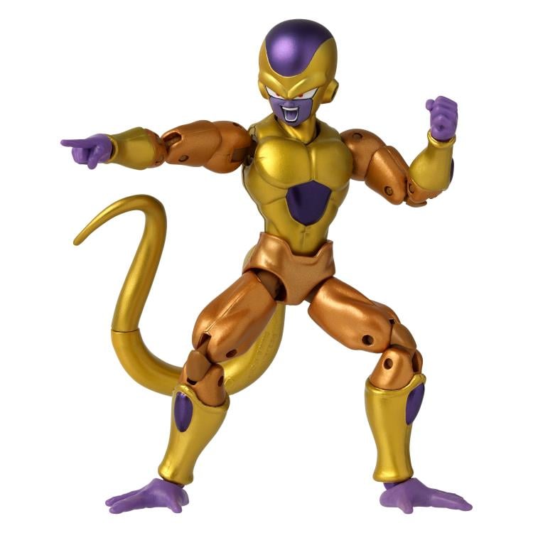 Dragon Ball Super: Super Hero Dragon Stars Super Saiyan Blue Goku Vs. Golden Frieza Action Figure Battle Pack Gallery Image 12