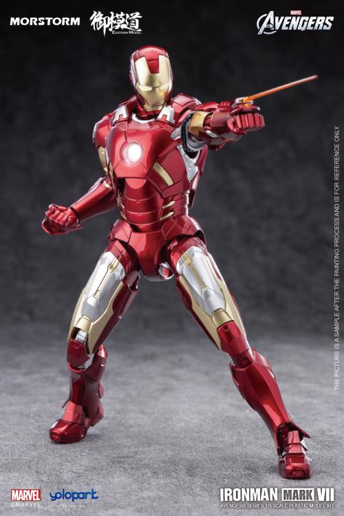 The Avengers Iron Man Mark VII 1/9 Scale Model Kit Gallery Image 9