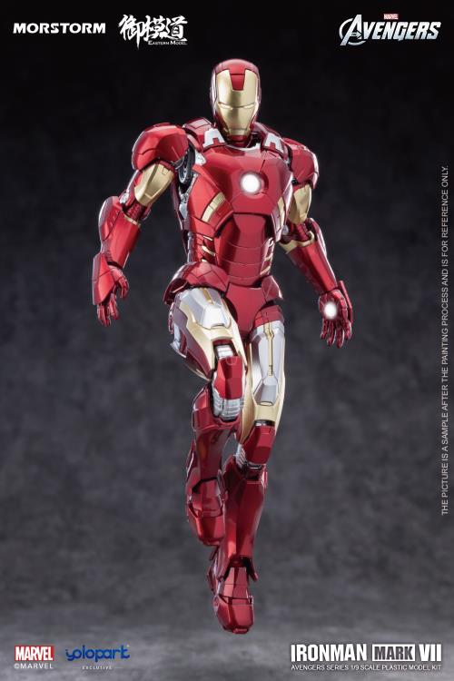 The Avengers Iron Man Mark VII 1/9 Scale Model Kit Gallery Image 6