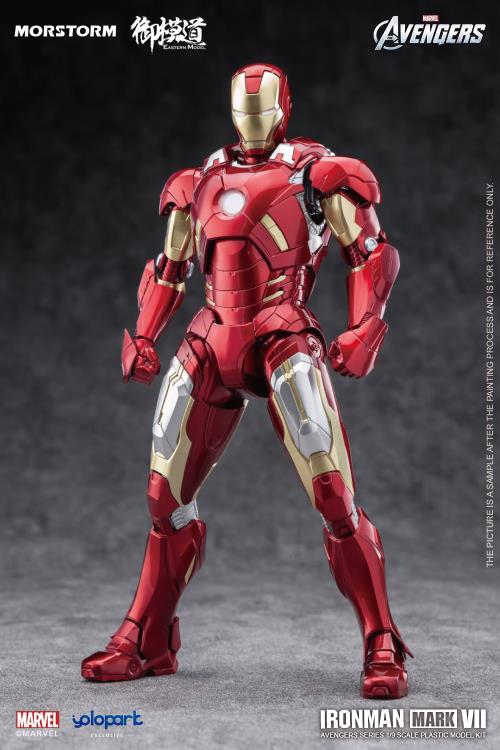 The Avengers Iron Man Mark VII 1/9 Scale Model Kit Gallery Image 3