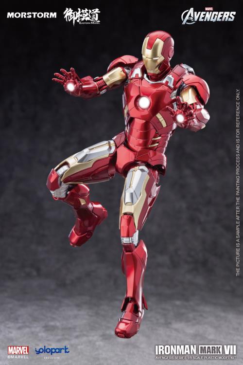 The Avengers Iron Man Mark VII 1/9 Scale Model Kit Gallery Image 8