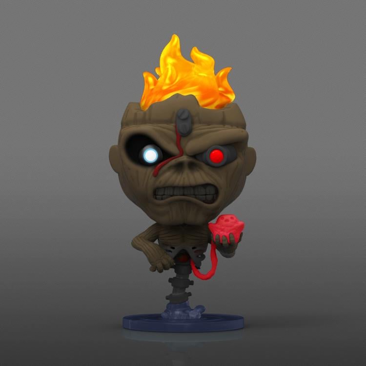 Pop! Rocks: Iron Maiden Eddie (Glow-in-the-Dark) AE Exclusive 4-Pack Gallery Image 4