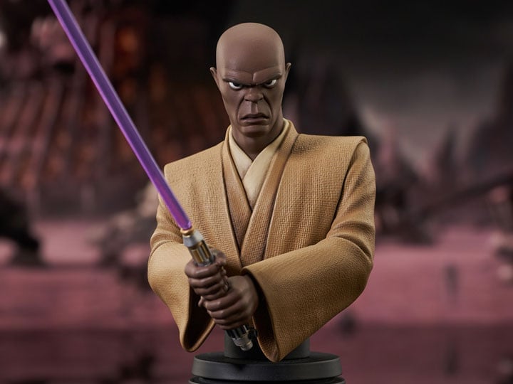 Star Wars: The Clone Wars Mace Windu 1/7 Scale Limited Edition Bust Gallery Image 1