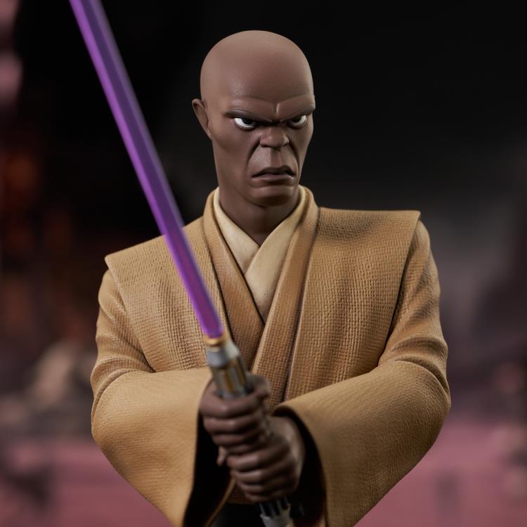 Star Wars: The Clone Wars Mace Windu 1/7 Scale Limited Edition Bust Gallery Image 8