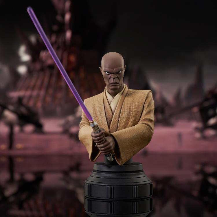 Star Wars: The Clone Wars Mace Windu 1/7 Scale Limited Edition Bust Gallery Image 3