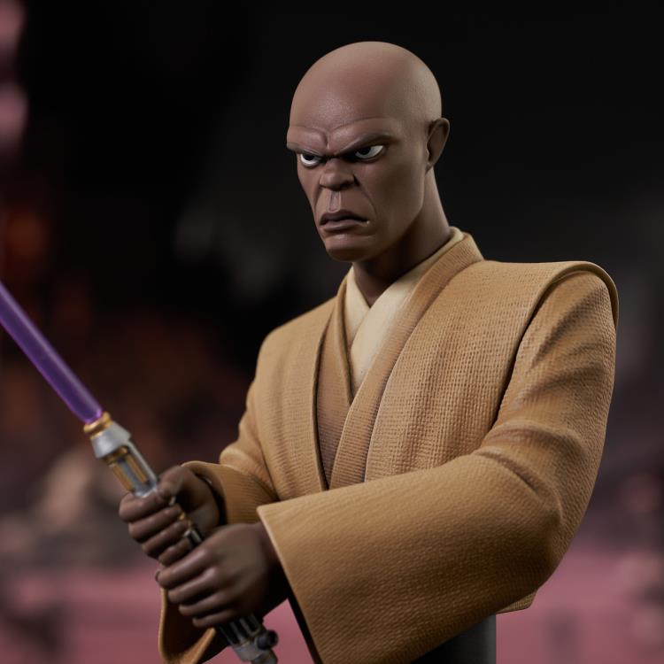 Star Wars: The Clone Wars Mace Windu 1/7 Scale Limited Edition Bust Gallery Image 9