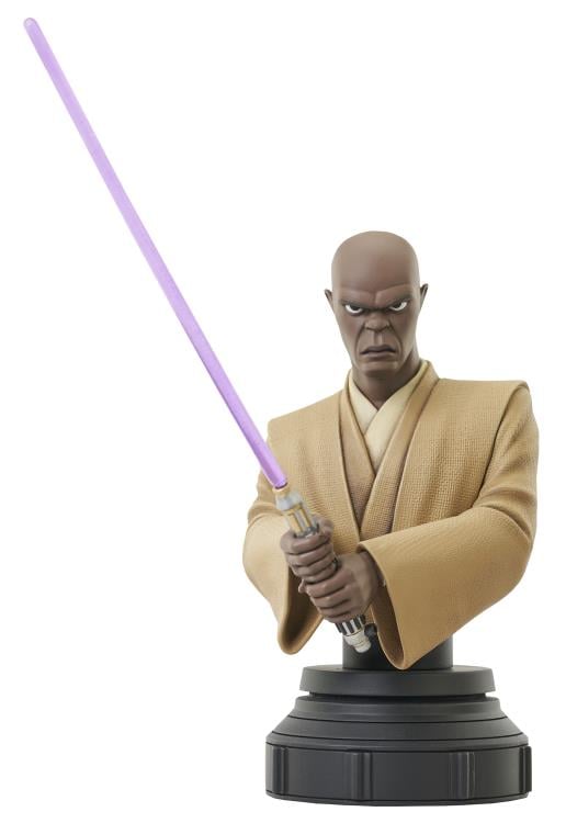 Star Wars: The Clone Wars Mace Windu 1/7 Scale Limited Edition Bust Gallery Image 11