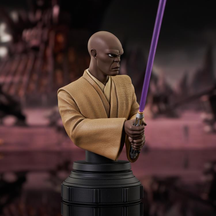 Star Wars: The Clone Wars Mace Windu 1/7 Scale Limited Edition Bust Gallery Image 6