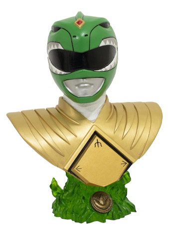 Mighty Morphin Power Rangers Legends in 3D Green Ranger 1/2 Scale Limited Edition Bust Gallery Image 2