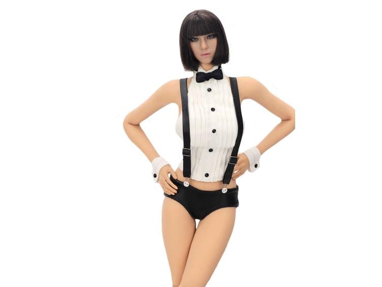 1/6 Scale Flirty Girl Secret Tuxedo Lingerie Character Set - White Gallery Image 1