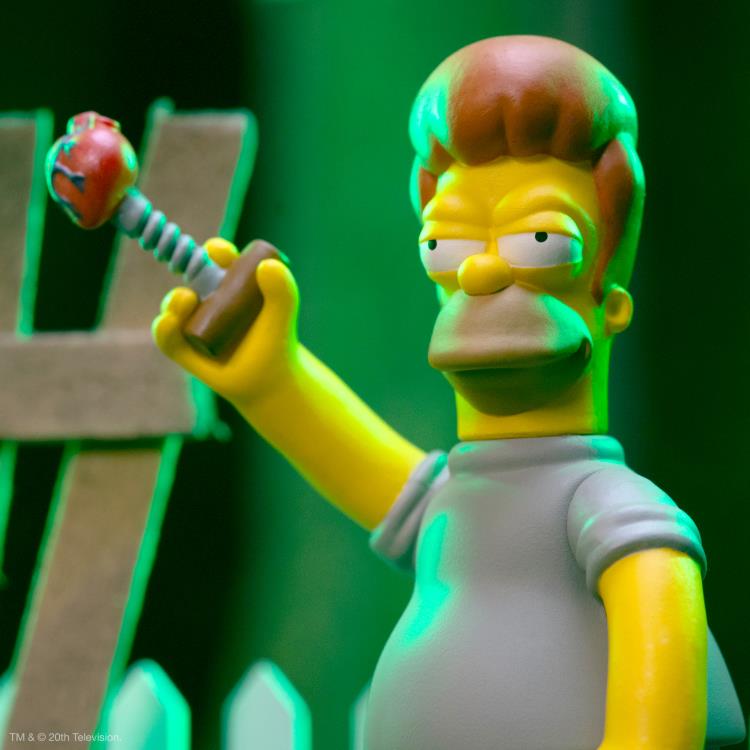The Simpsons Treehouse of Horror ReAction Hell Toupee Homer Figure Gallery Image 4